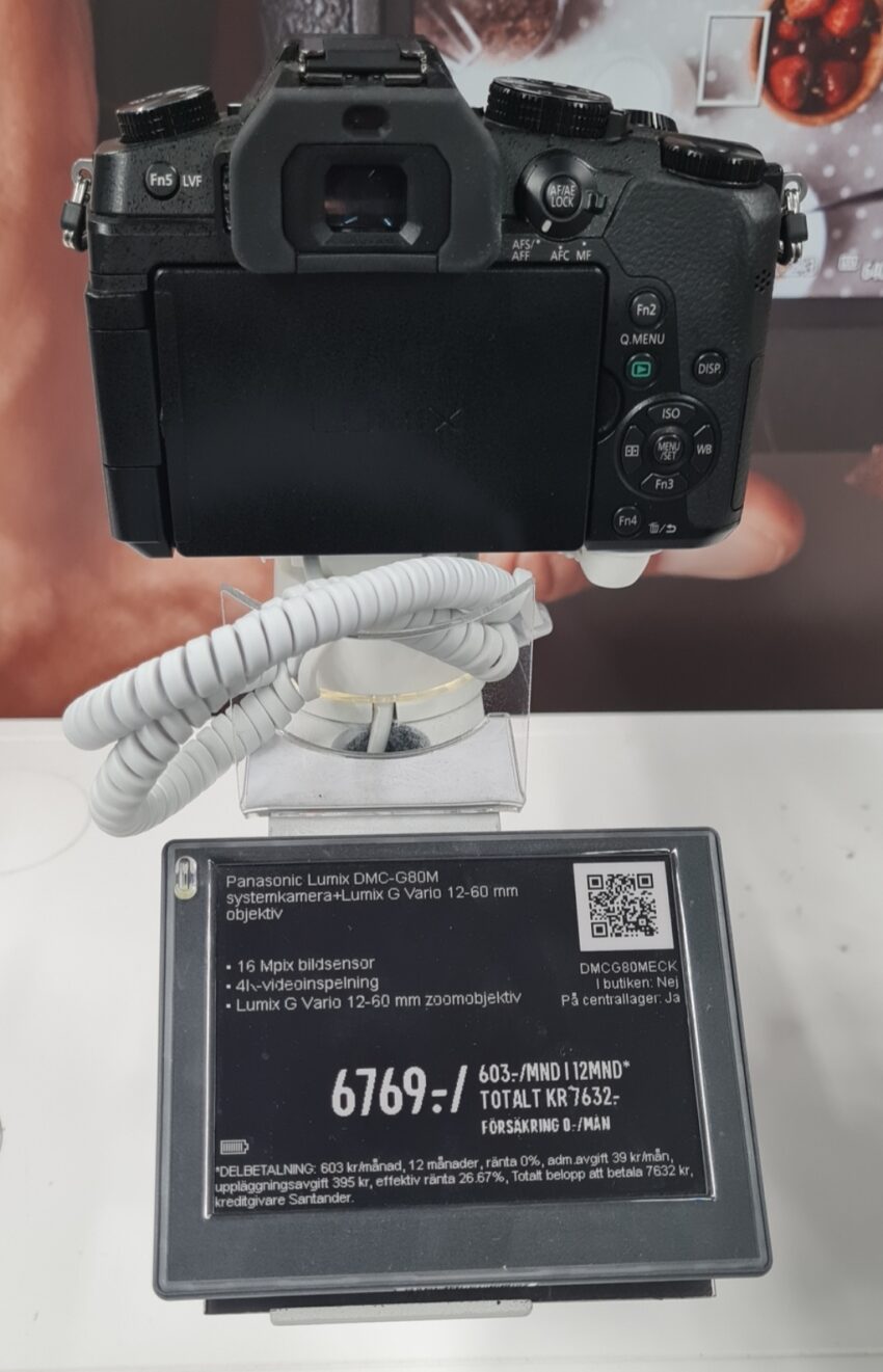 Panasonic Lumix DMC-G80M 12-60 mm objektiv