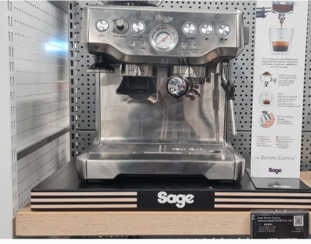 Sage kaffemaskin kaffe på jobbet